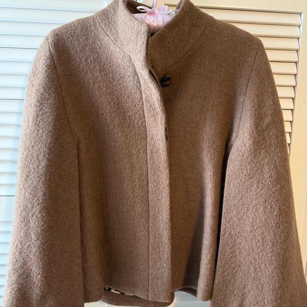 Chico’s Wool Cape Coat